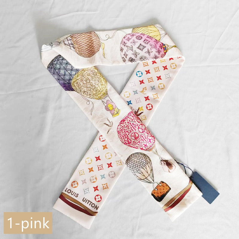 Up and Away Bandeau Silk Scarf
