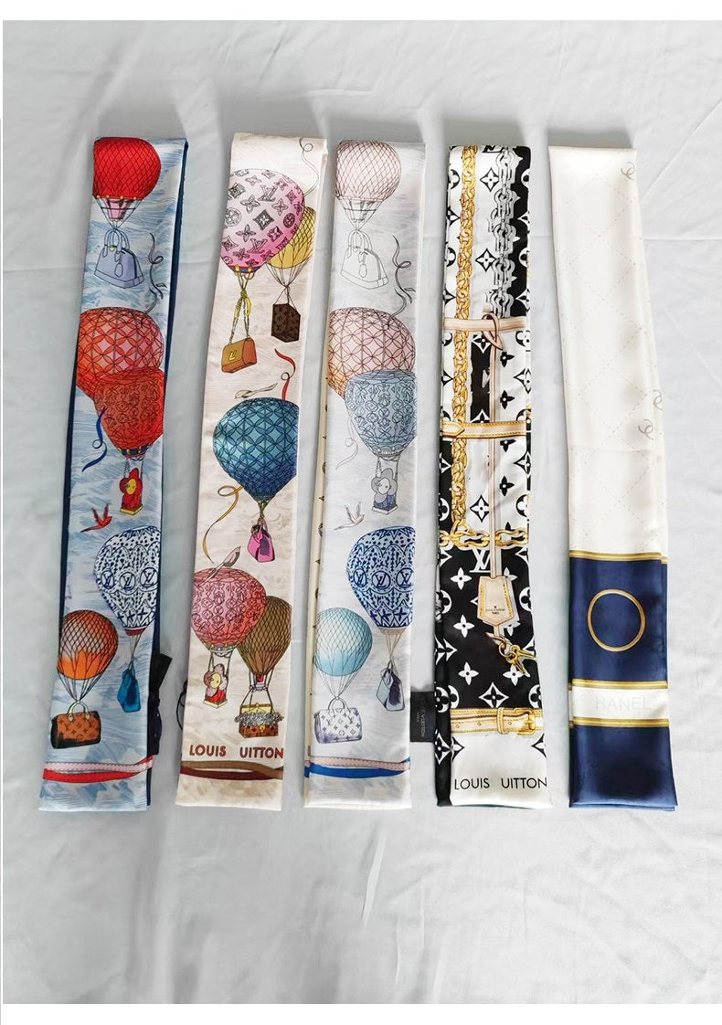 Up and Away Bandeau Silk Scarf