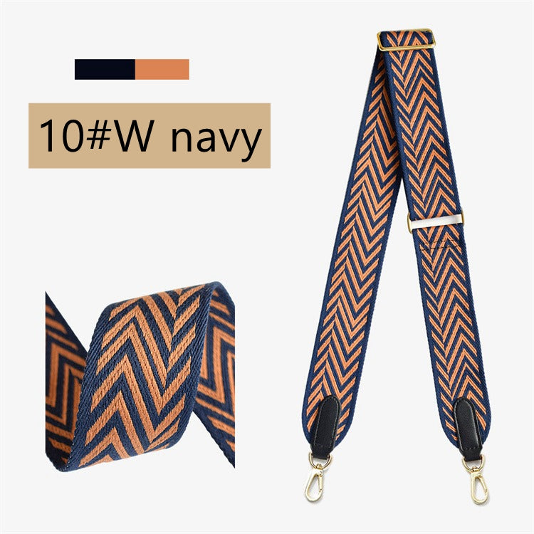 Adjustable 2"/50mm Canvas leather bag strap for Evelyne/Kelly/Other bags