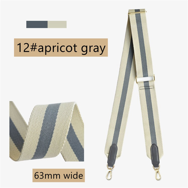Adjustable 2"/50mm Canvas leather bag strap for Evelyne/Kelly/Other bags