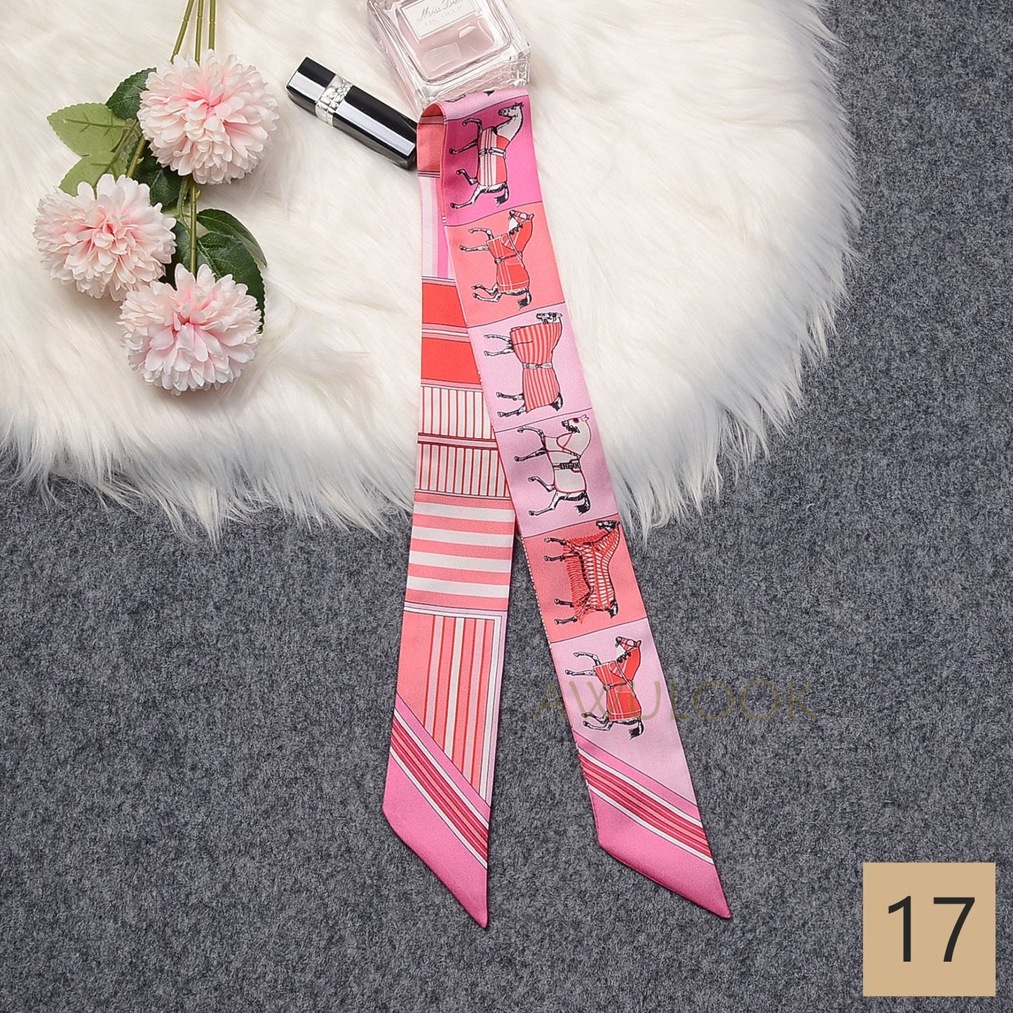 Silk Twilly,86cm× 5cm