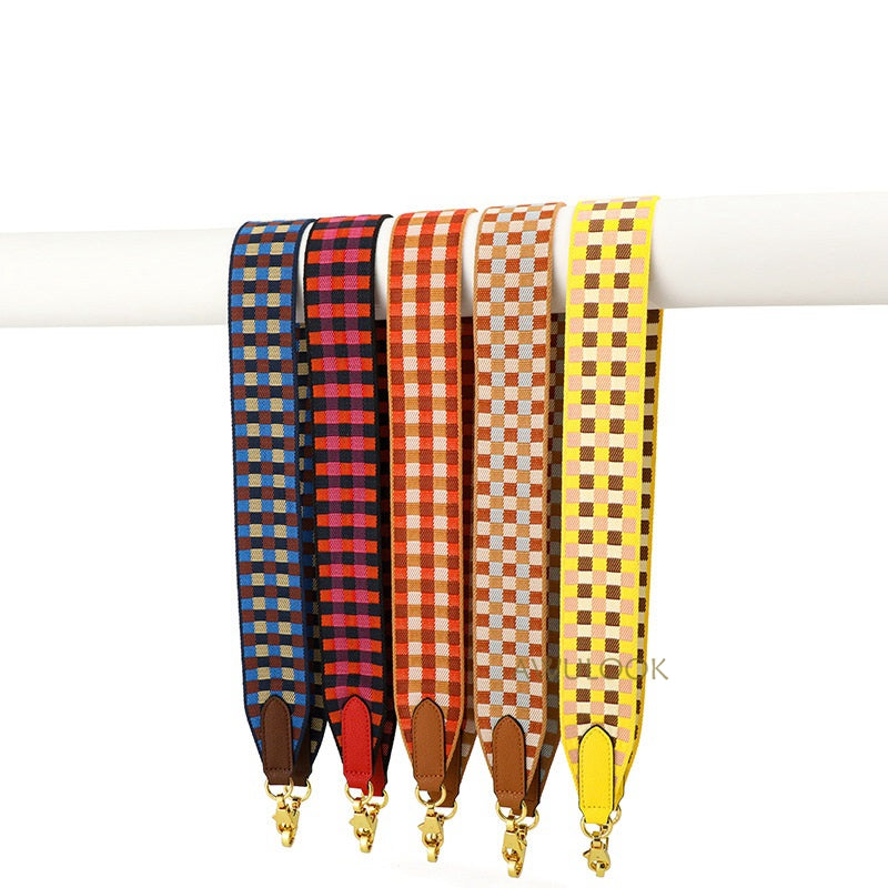 Customized 50mm/2" Maxi Quadrille bag strap - Awulook