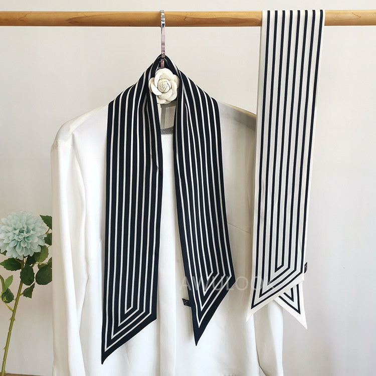 Silk CDC Scarf,120cm× 10cm