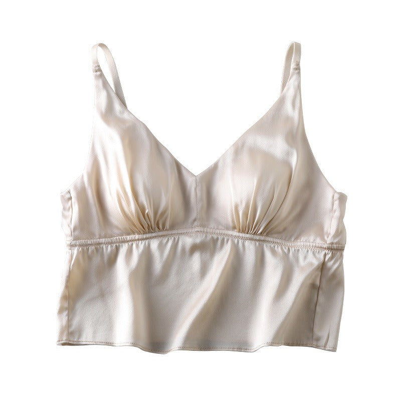 Luxury Silk Camisole with Bra