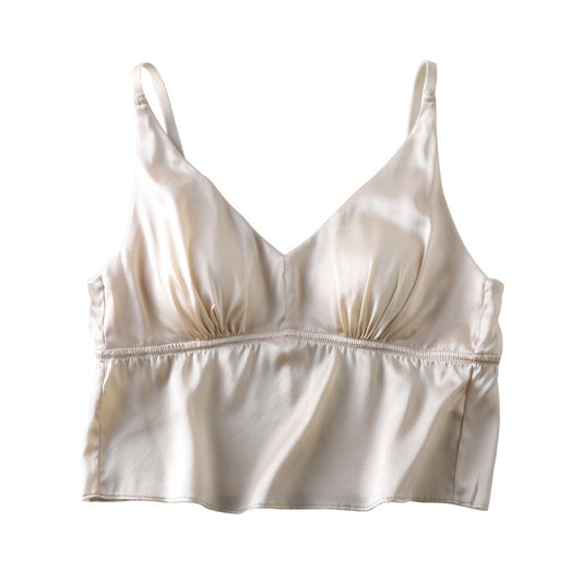 Luxury Silk Camisole with Bra