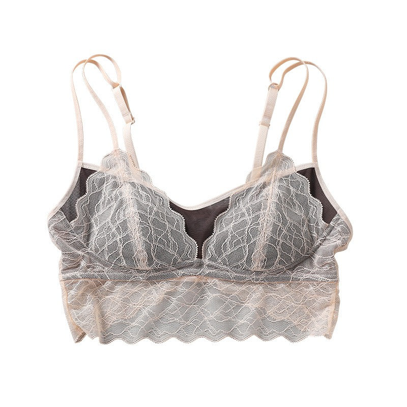 2025 New IN, French Style Silk Lace Bra