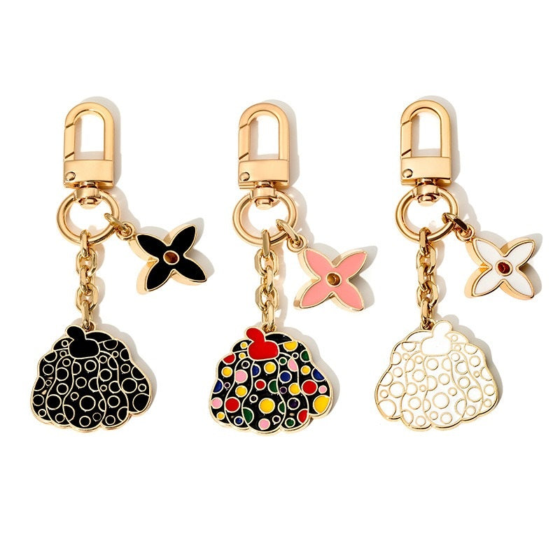 Blooming Flowers Chain Bag Charm/ Keychain