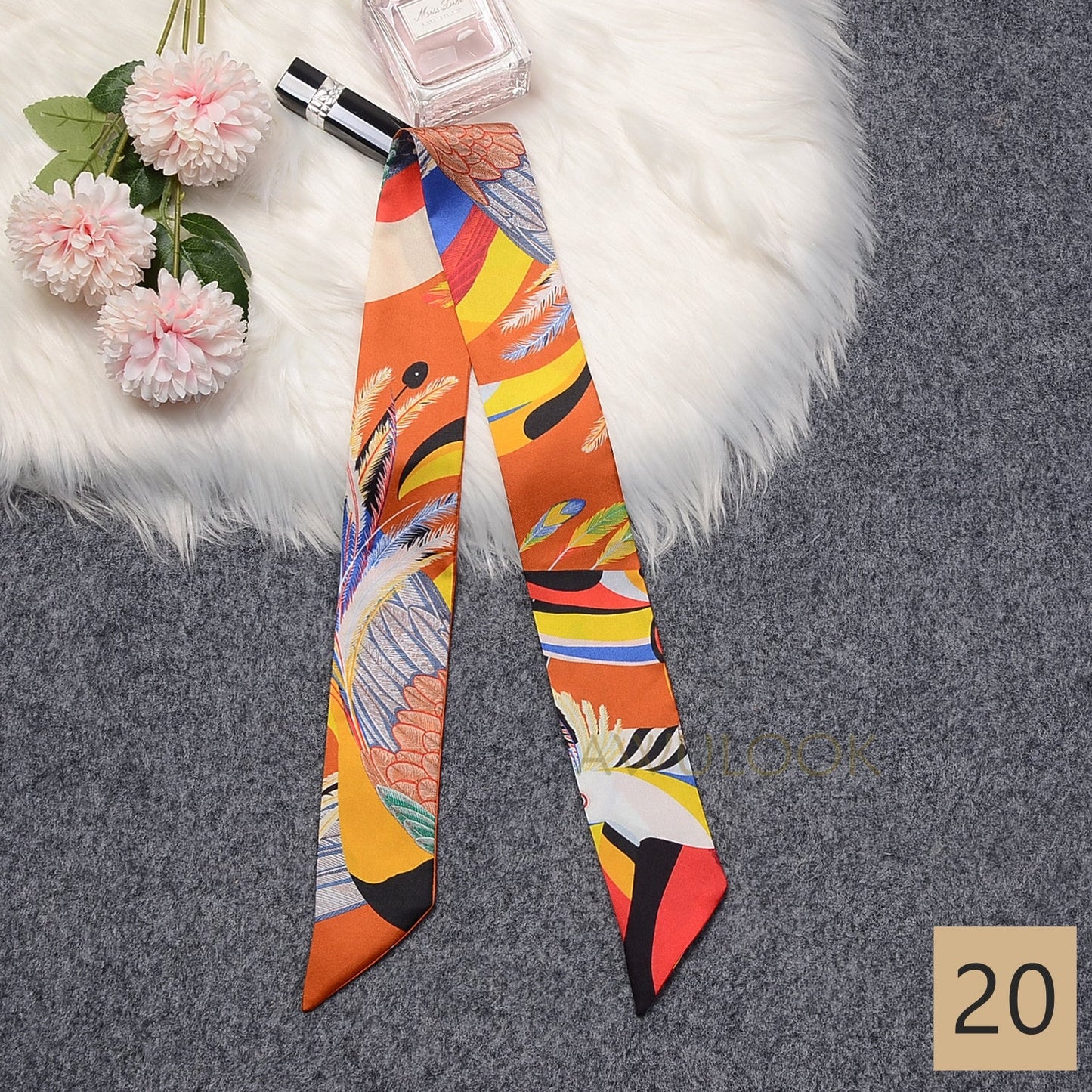 Silk Twilly,86cm× 5cm