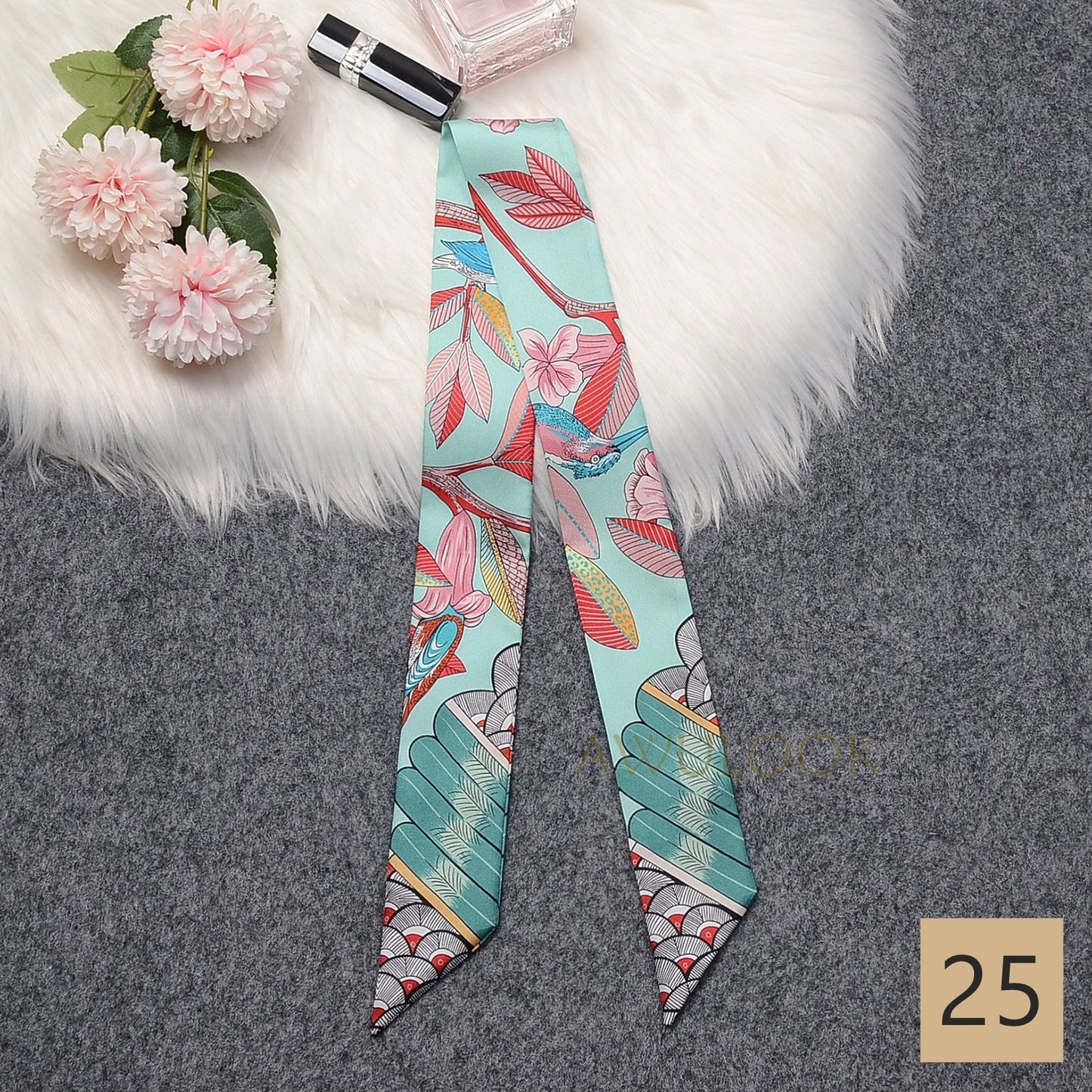 Silk Twilly,86cm× 5cm