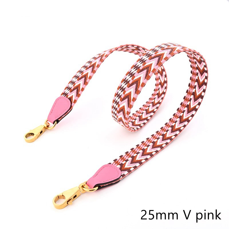 Customized 25mm Canvas Strap for Evelyne/kelly/2424- Etoupe