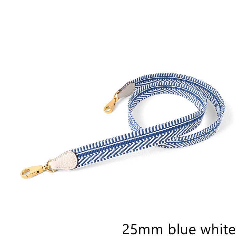 Customized 25mm Canvas Strap for Evelyne/kelly/2424- Etoupe