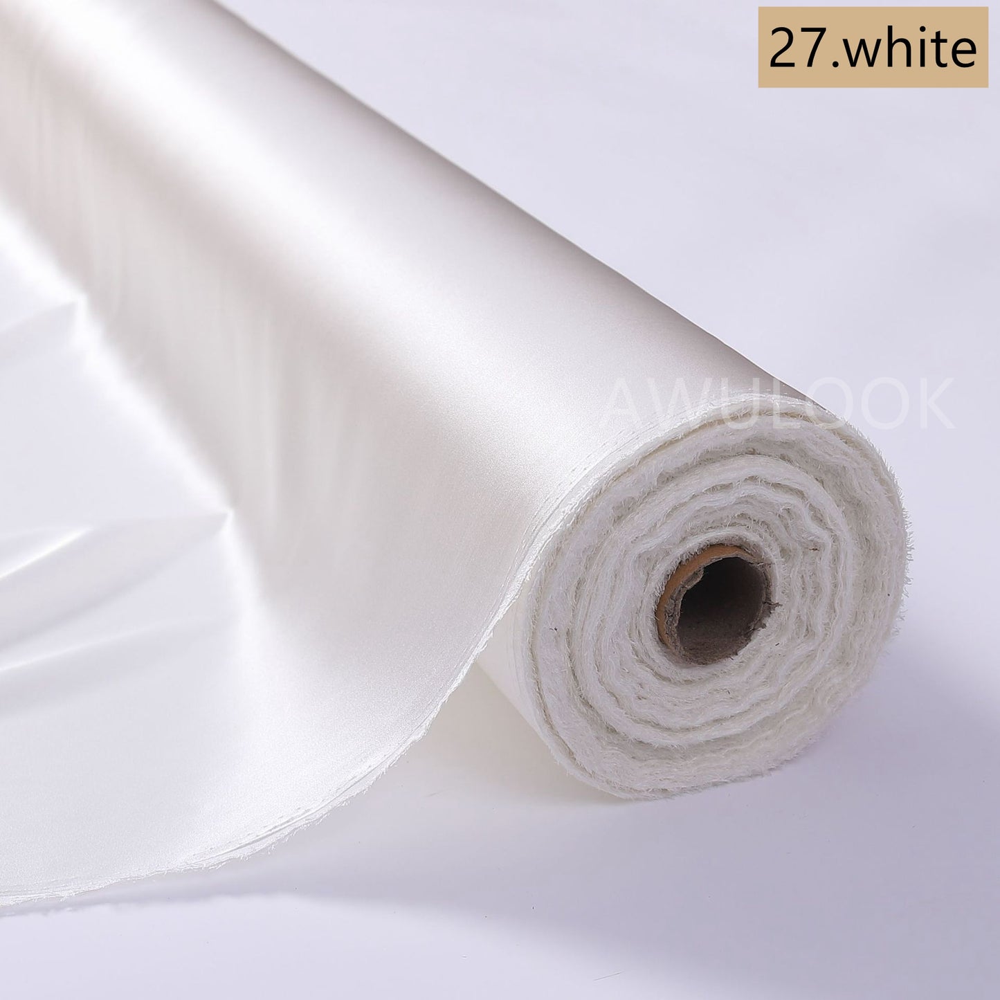 19Momme Stretch Silk Charmeuse, Width 140cm/55" - Awulook