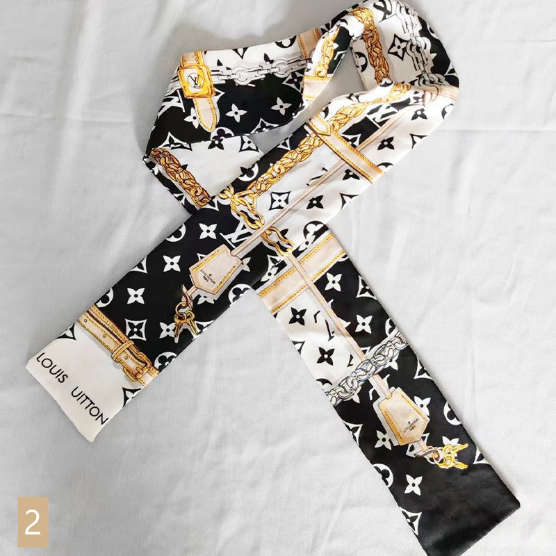 Up and Away Bandeau Silk Scarf