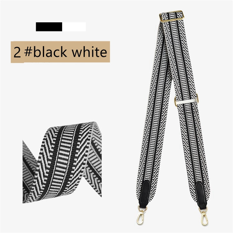 Adjustable 2"/50mm Canvas leather bag strap for Evelyne/Kelly/Other bags