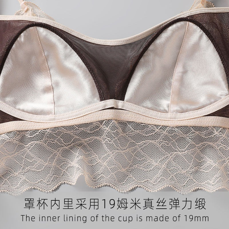 2025 New IN, French Style Silk Lace Bra