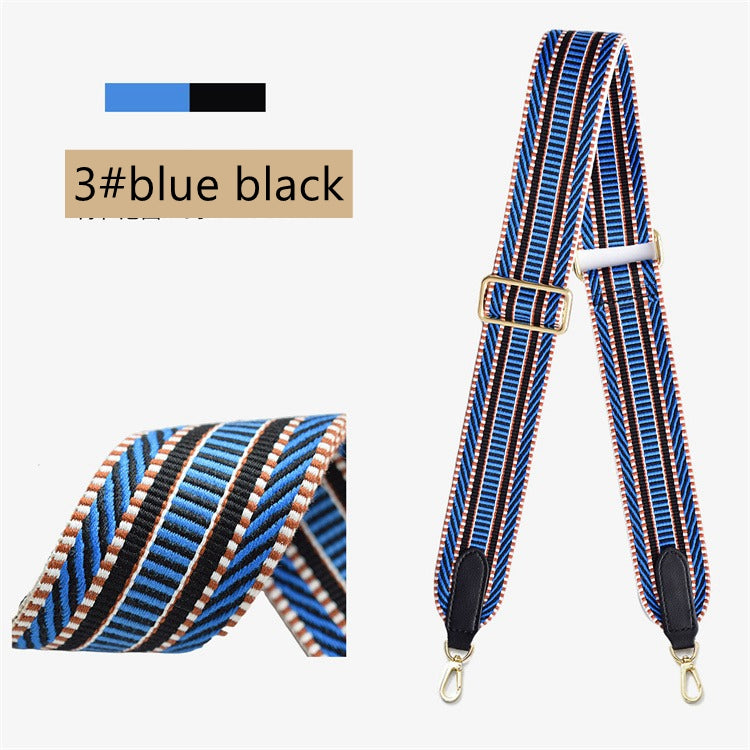 Adjustable 2"/50mm Canvas leather bag strap for Evelyne/Kelly/Other bags