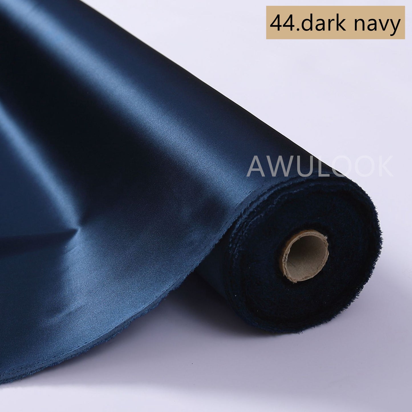 19Momme Stretch Silk Charmeuse, Width 140cm/55" - Awulook