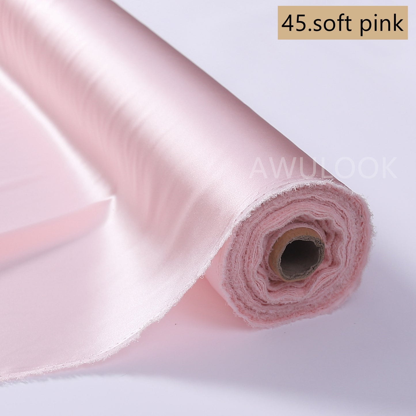 19Momme Stretch Silk Charmeuse, Width 140cm/55" - Awulook
