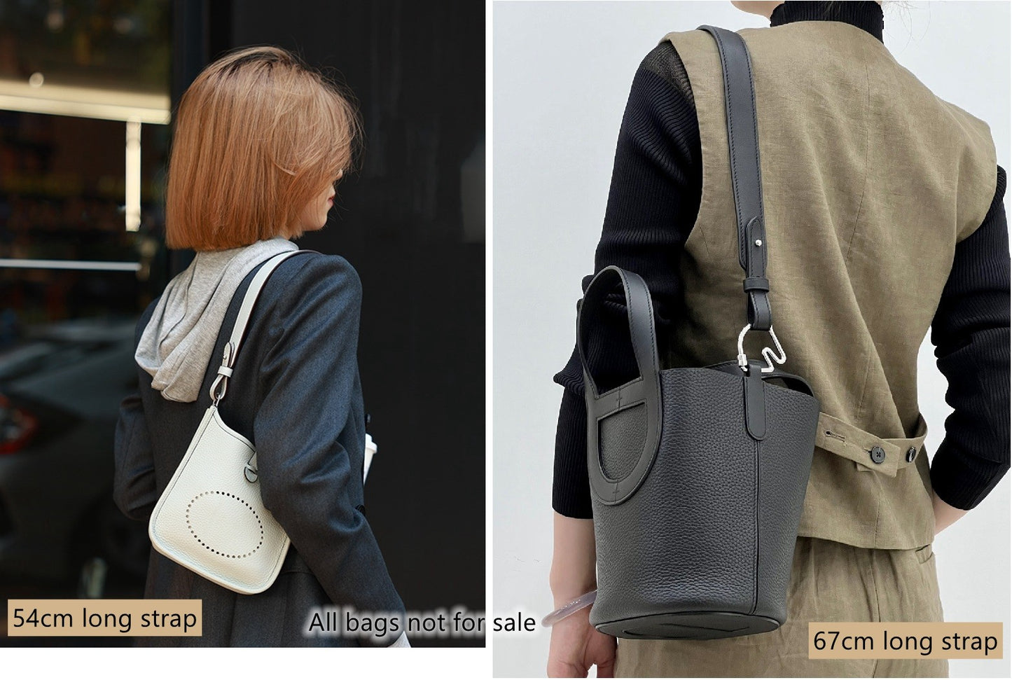 Togo Leather Shoulder Strap for lindy/picotin/evelyne bags