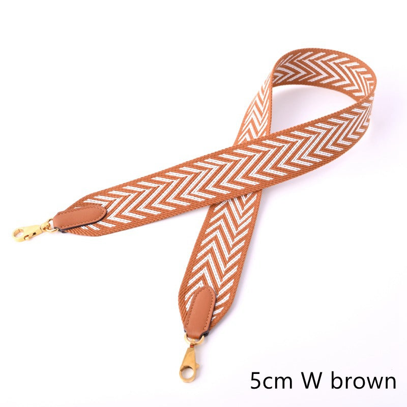 Customized 5cm/25mm Canvas Strap for kelly/2424- Gris misty