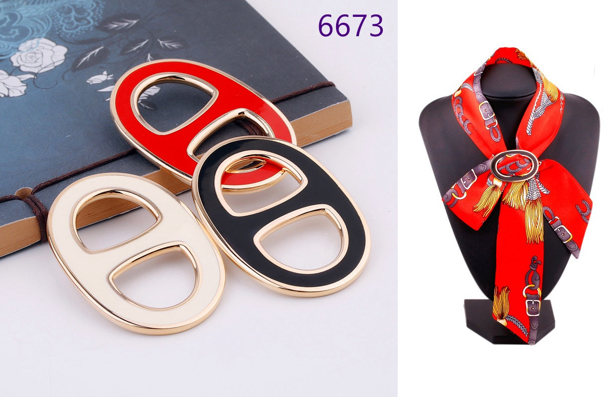 Genuine 18K Gold Plated Scarf Rings, Multi designs - Awulook