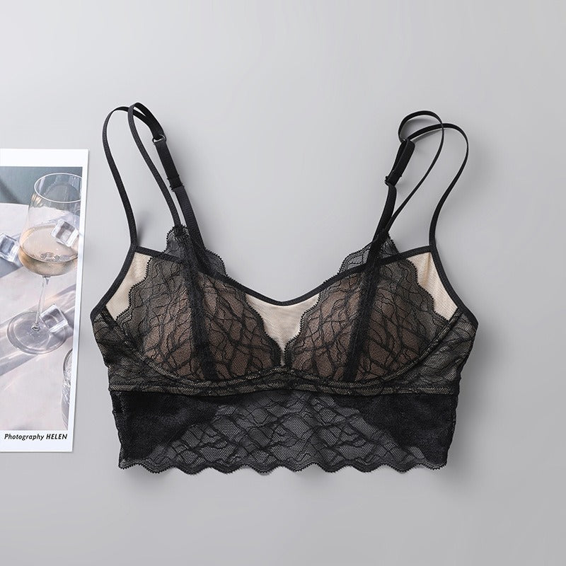 2025 New IN, French Style Silk Lace Bra