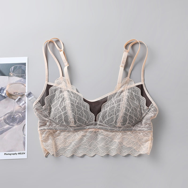 2025 New IN, French Style Silk Lace Bra