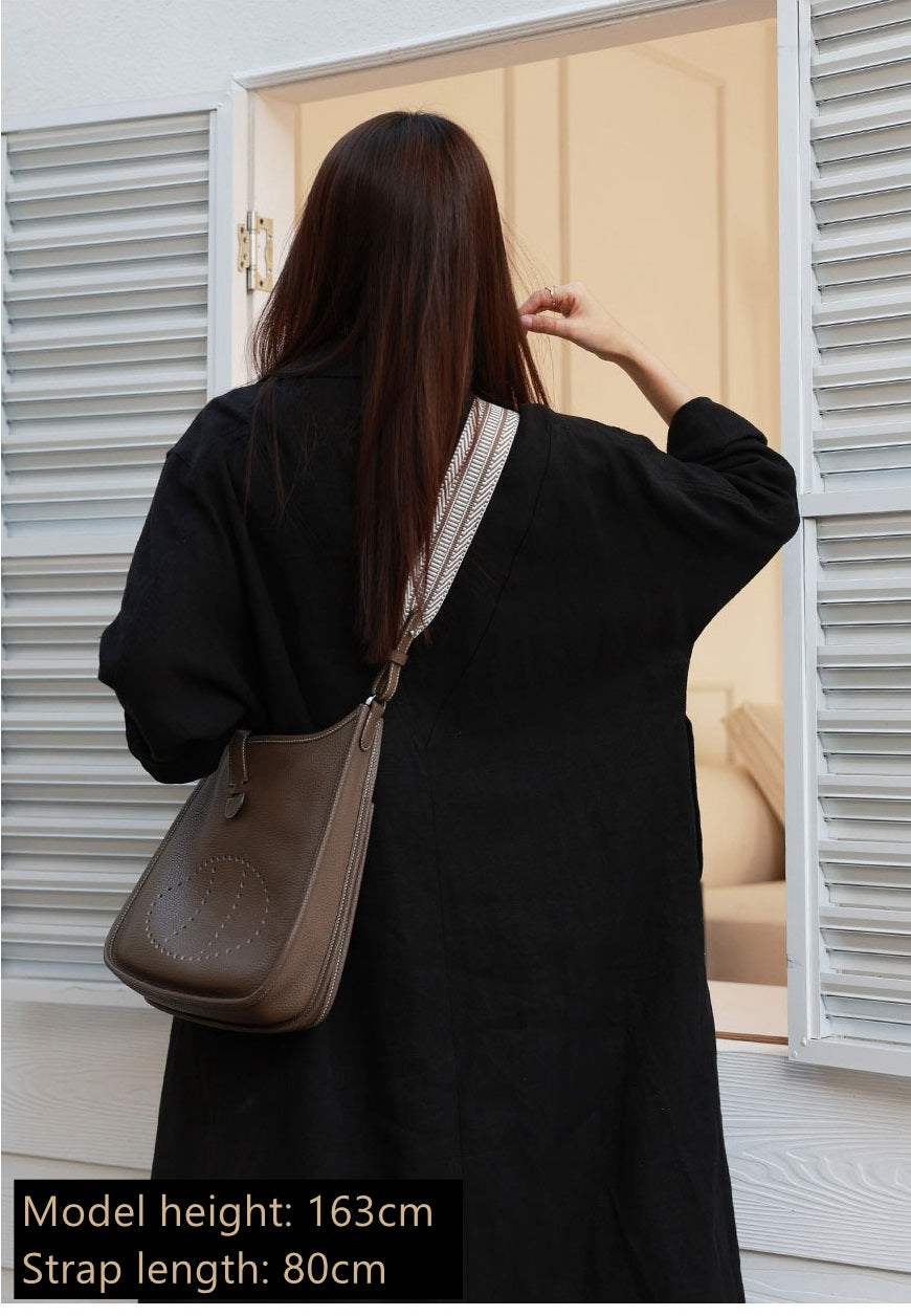 Sangle de sac en toile large personnalisée de 5cm/2 pouces, pour picotin/lindy/evelyne/kelly