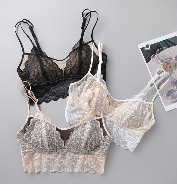2025 New IN, French Style Silk Lace Bra