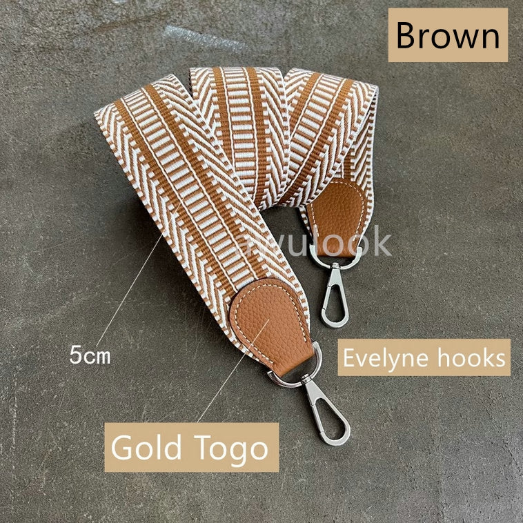 Sangle en toile élargie personnalisée de 5 cm/2 pouces