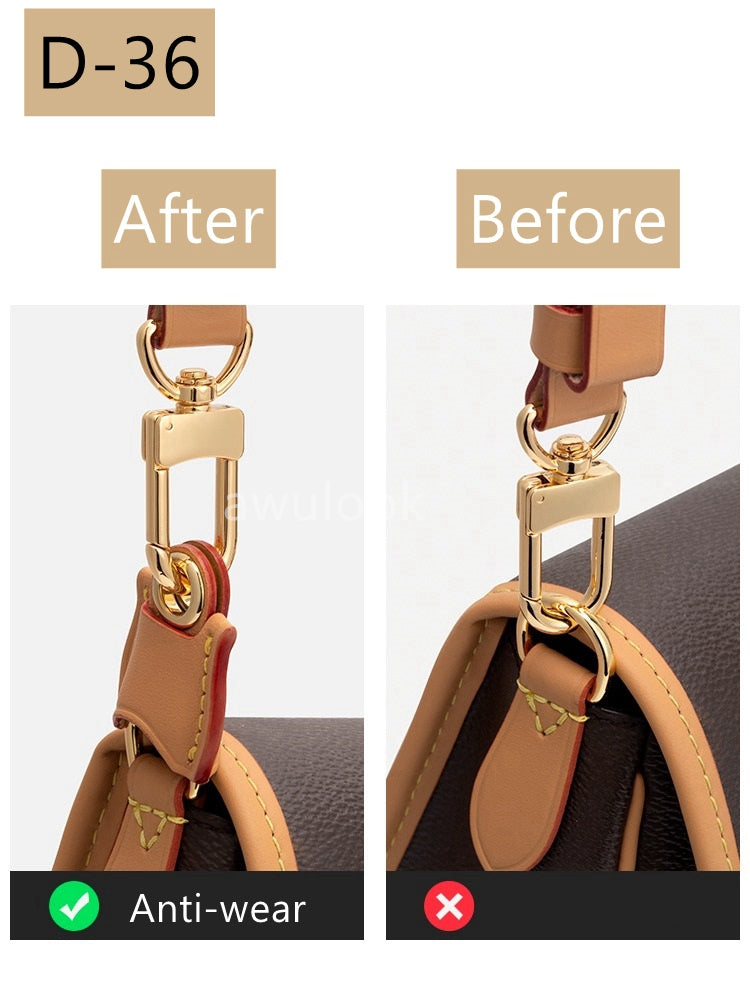 Pair of Anti-wear Leather Buckle/ Protector/ Strap Connector