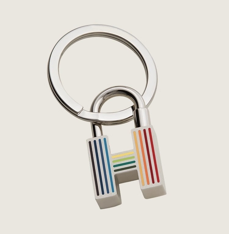 Cadenas Quizz Rainbow key ring- Multi colors