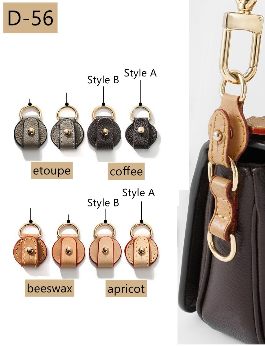Pair of Anti-wear Leather Buckle/ Protector/ Strap Connector