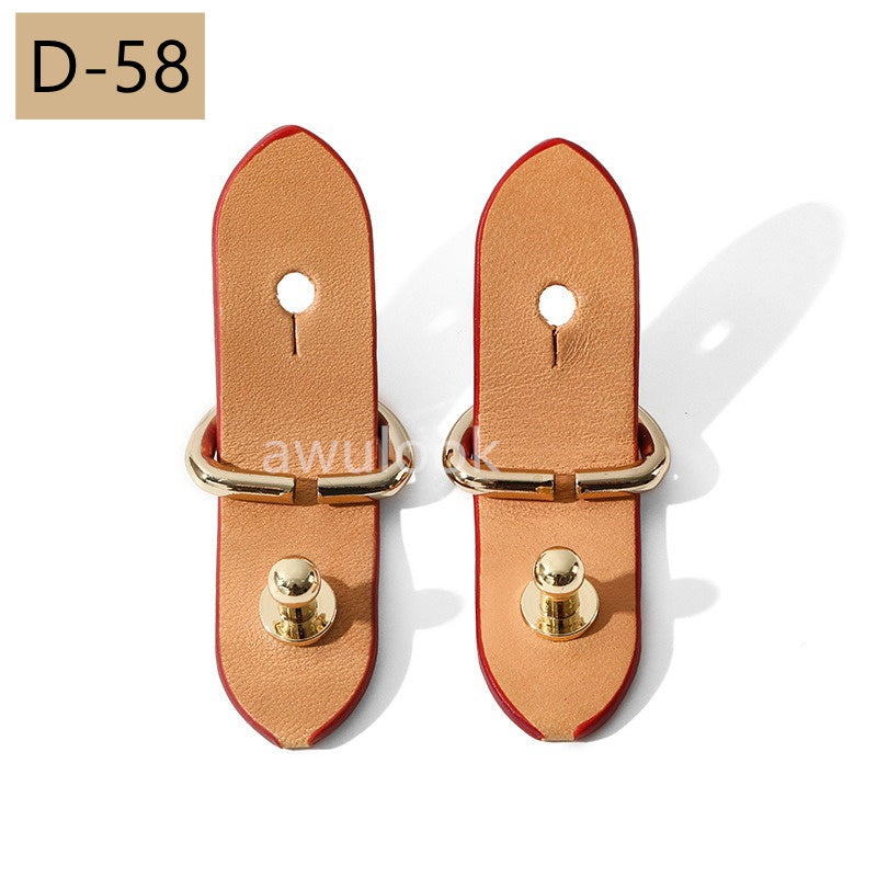 Pair of Anti-wear Leather Buckle/ Protector/ Strap Connector