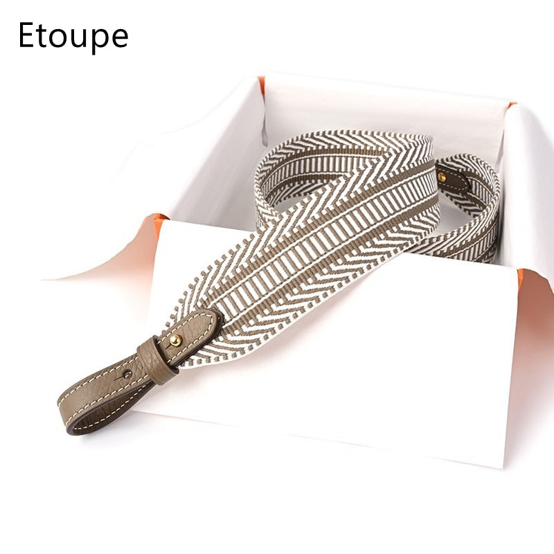 Sangle de sac en toile large personnalisée de 5cm/2 pouces, pour picotin/lindy/evelyne/kelly
