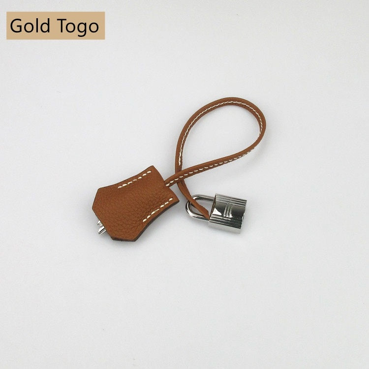 Handmade Togo leather Clochette/ Key holder
