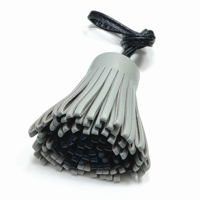 Bijou de Sac en Cuir d'Agneau, Coeur avec Lettre
