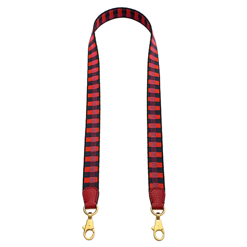 Customized 1"/25mm Maxi Quadrille bag strap - Awulook