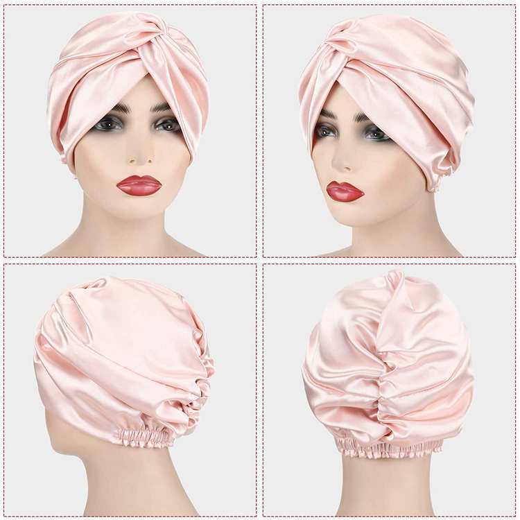 100% Silk Sleep Cap, Double Layers - Awulook