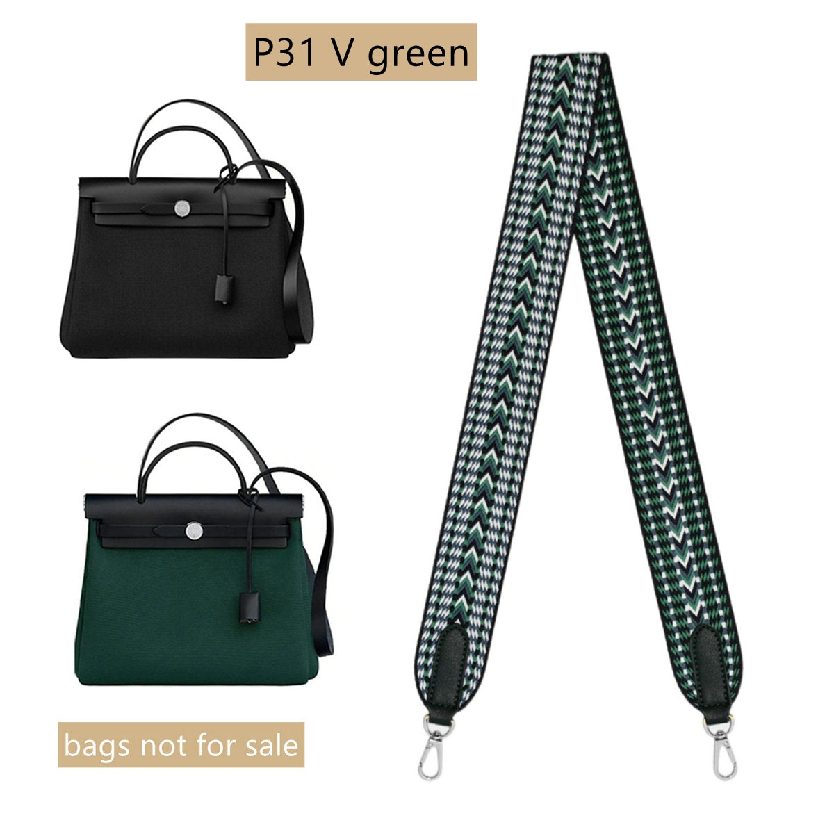Sangle de sac en toile personnalisée de 2 "/50 mm pour herbag