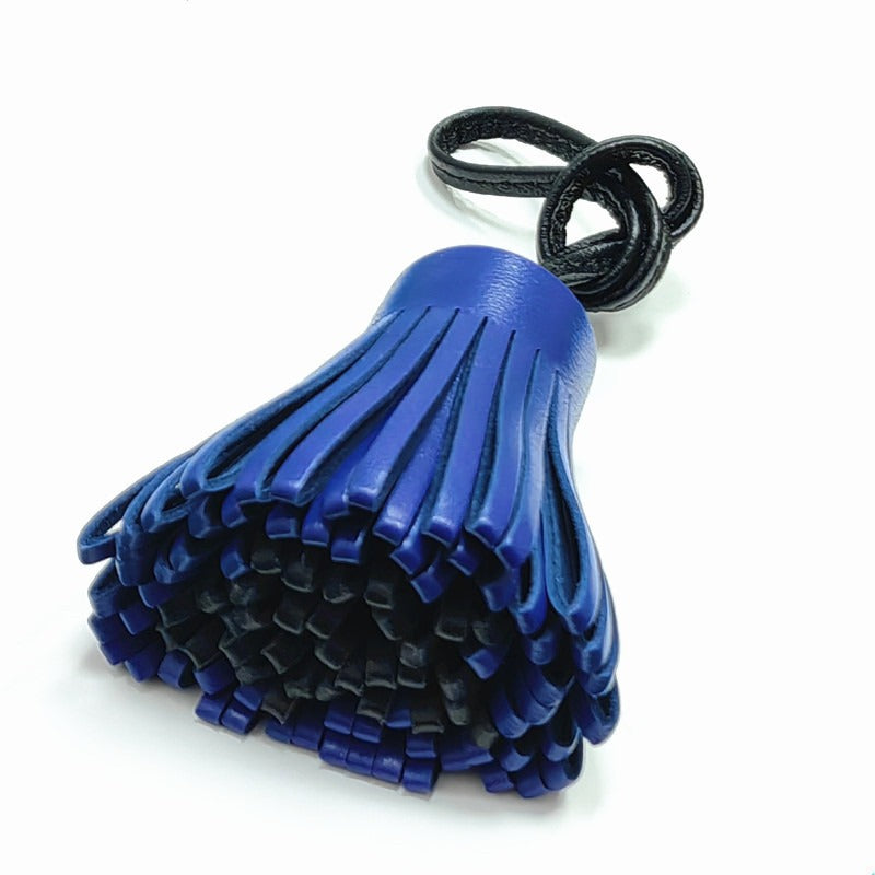 Bijou de Sac en Cuir d'Agneau, Coeur avec Lettre