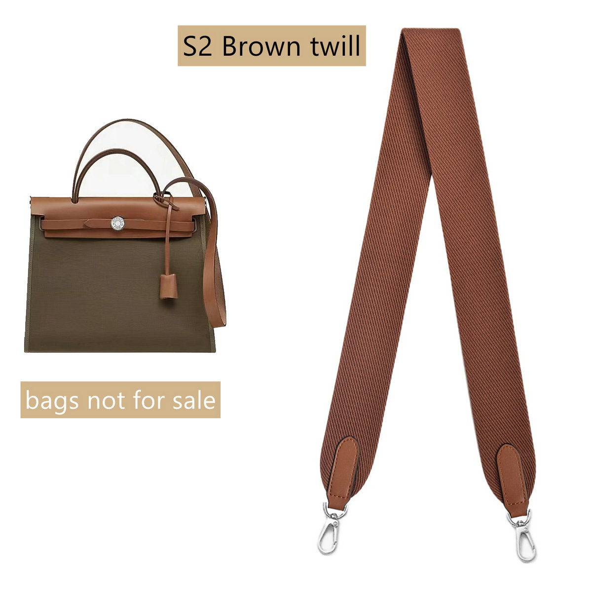 Sangle de sac en toile personnalisée de 2 "/50 mm pour herbag