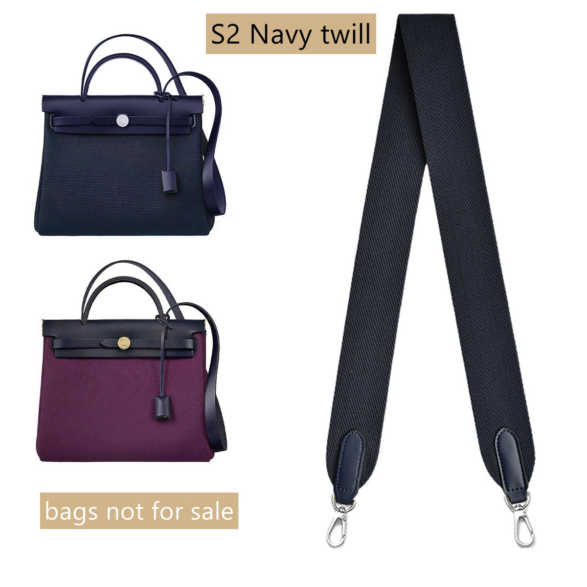 Sangle de sac en toile personnalisée de 2 "/50 mm pour herbag