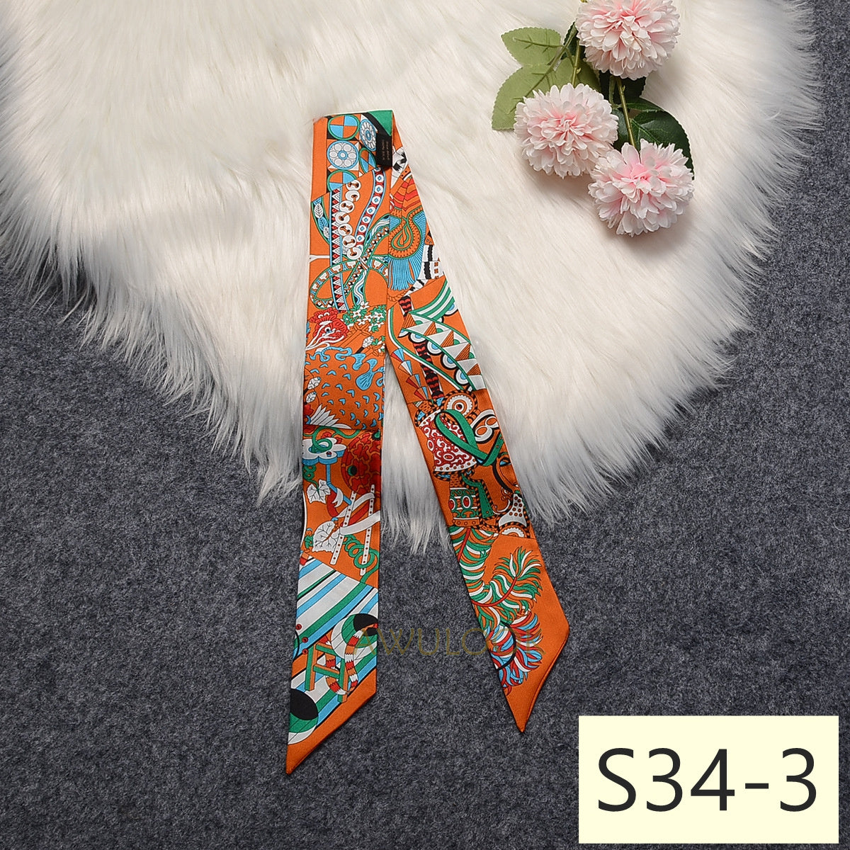 Silk Twilly,86cm× 5cm