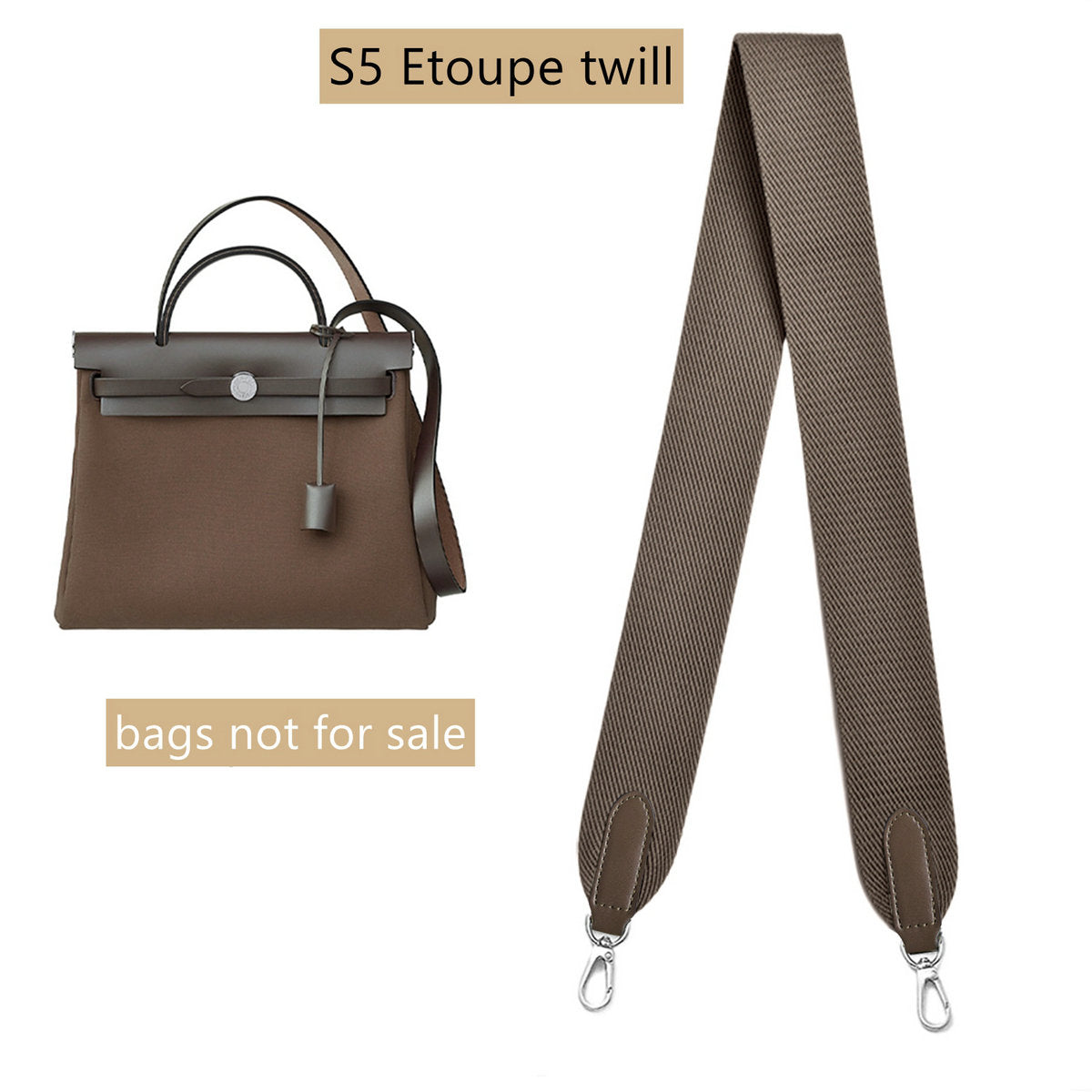 Sangle de sac en toile personnalisée de 2 "/50 mm pour herbag