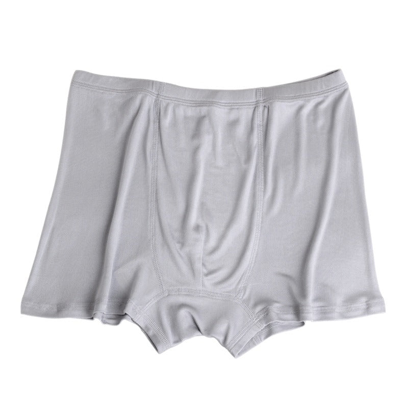 Boxer tricoté 100% soie pour hommes