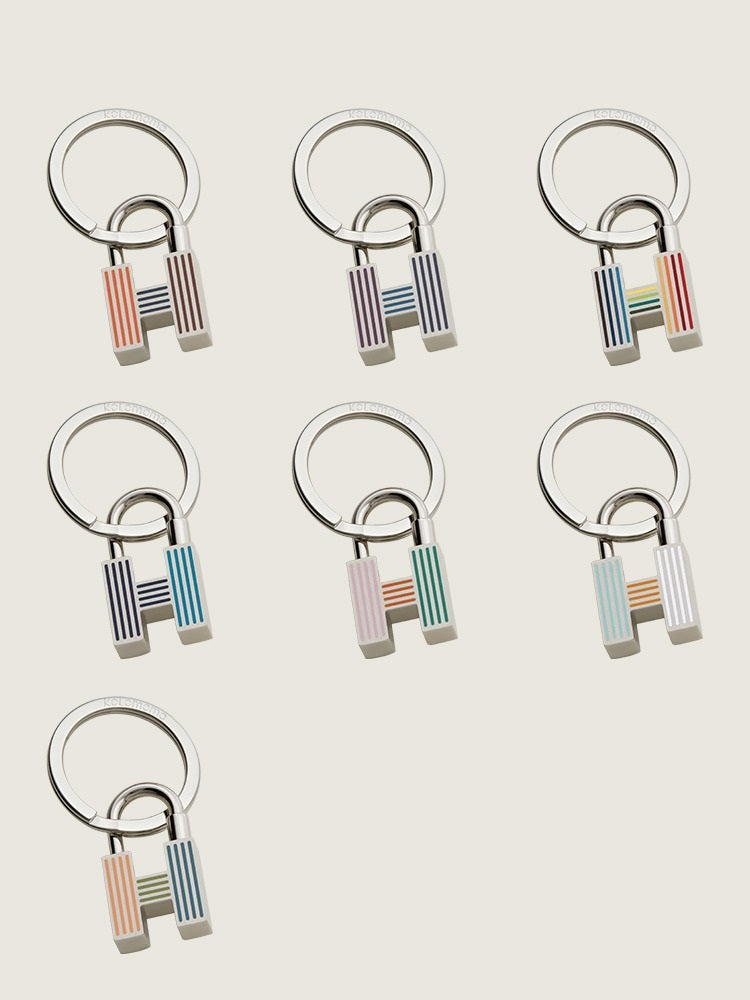Cadenas Quizz Rainbow key ring- Multi colors