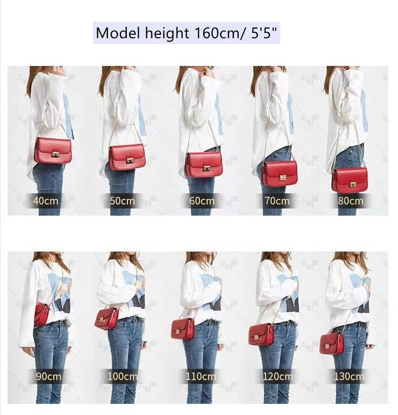 Sangle de sac en toile large personnalisée de 5cm/2 pouces, pour picotin/lindy/evelyne/kelly