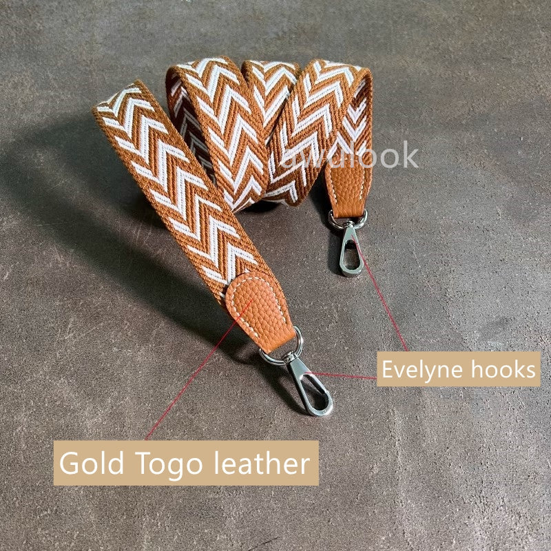 Custom 1"/25mm Sangle Zigzag Bag Strap for Evelyne/Kelly