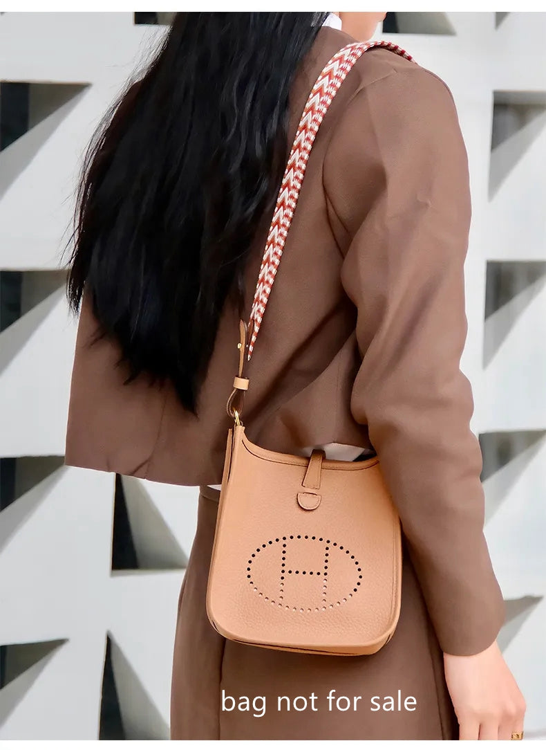 Sangle de sac en toile large personnalisée de 5cm/2 pouces, pour picotin/lindy/evelyne/kelly